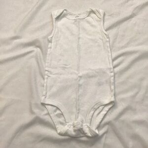 *last chance* (Like New) Carter’s White Tank Onesie